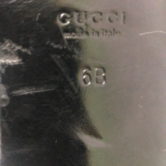 Gucci Womens Black Double G Kitten Slip On Flip Flop Sandals Size 6b W/ Coa - Picture 9 of 10